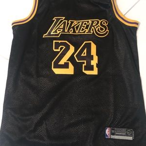 Black and yellow basketball jersey